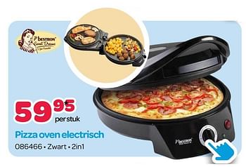 Promotions Bestron pizza oven electrisch - Bestron - Valide de 15/05/2023 à 24/06/2023 chez Happyland