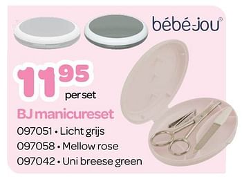 Promoties Bj manicureset - Bebe-jou - Geldig van 15/05/2023 tot 24/06/2023 bij Happyland
