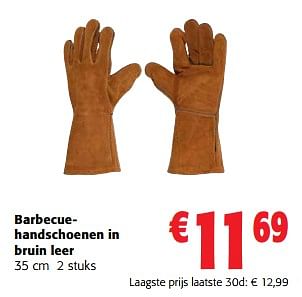 Promoties Barbecuehandschoenen in bruin leer - Huismerk - Colruyt - Geldig van 17/05/2023 tot 30/05/2023 bij Colruyt