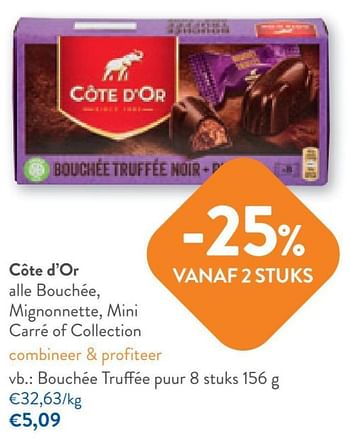 Promoties Côte d`or bouchée truffée puur - Cote D'Or - Geldig van 17/05/2023 tot 30/05/2023 bij OKay
