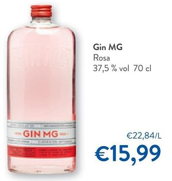 Promoties Gin mg rosa - Gin MG - Geldig van 17/05/2023 tot 30/05/2023 bij OKay