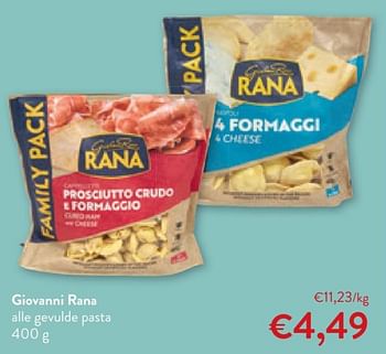 Promoties Giovanni rana gevulde pasta - Giovanni rana - Geldig van 17/05/2023 tot 30/05/2023 bij OKay