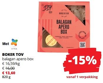 Promoties Boker tov balagan apero box - Boker TOV - Geldig van 18/05/2023 tot 31/05/2023 bij Spar (Colruytgroup)