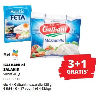 Promoties Galbani mozzarella - Galbani - Geldig van 18/05/2023 tot 31/05/2023 bij Spar (Colruytgroup)