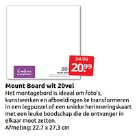 Mount board wit 20vel-Crafter