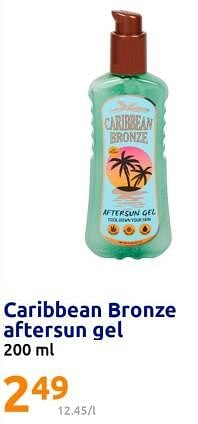 Promoties Caribbean bronze aftersun gel - Caribbean Bronze - Geldig van 17/05/2023 tot 23/05/2023 bij Action