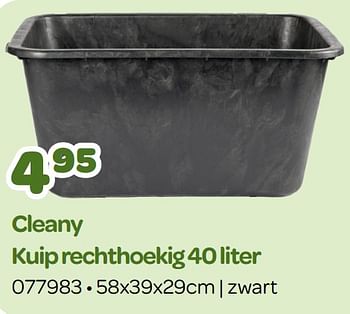Promotions Cleany kuip rechthoekig - Produit maison - Happyland - Valide de 15/05/2023 à 24/06/2023 chez Happyland