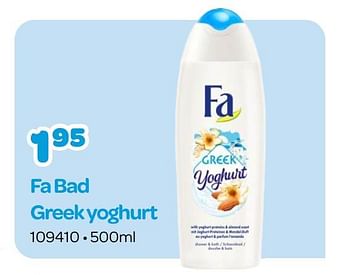Promoties Fa bad greek yoghurt - Fa - Geldig van 15/05/2023 tot 24/06/2023 bij Happyland