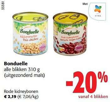 Promoties Bonduelle rode kidneybonen - Bonduelle - Geldig van 17/05/2023 tot 30/05/2023 bij Colruyt
