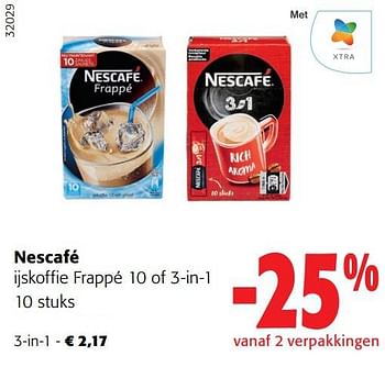 Promoties Nescafé ijskoffie 3-in-1 - Nescafe - Geldig van 17/05/2023 tot 30/05/2023 bij Colruyt