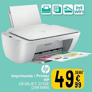 Promotions Imprimante - printer hp deskjet 2710e - HP - Valide de 23/05/2023 à 05/06/2023 chez Cora
