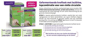 Promoties Kyolic + lecithine - Mannavital - Geldig van 01/06/2023 tot 30/06/2023 bij Mannavita