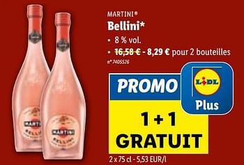 Promotions Bellini - Martini - Valide de 24/05/2023 à 30/05/2023 chez Lidl