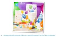 Papieren geschenkzakjes met ballonnen-Huismerk - Ava