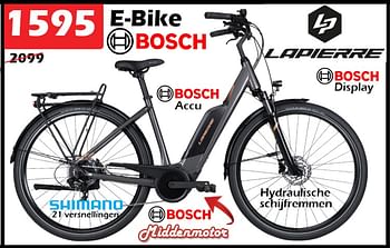 Promoties E-bike - Lapierre - Geldig van 27/04/2023 tot 28/05/2023 bij Itek