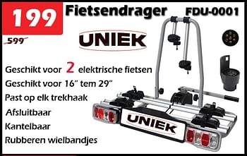 Promoties Fietsendrager fdu-0001 - Huismerk - Itek - Geldig van 27/04/2023 tot 28/05/2023 bij Itek