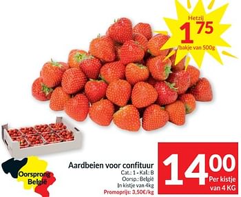 Promoties Aardbeien voor confituur - Huismerk - Intermarche - Geldig van 23/05/2023 tot 29/05/2023 bij Intermarche