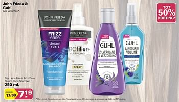 Promoties John frieda frieda frizz ease dream curls shampoo - John Frieda - Geldig van 17/05/2023 tot 03/06/2023 bij De Online Drogist