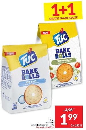 Promoties Tuc bake rolls - Lu - Geldig van 23/05/2023 tot 29/05/2023 bij Intermarche