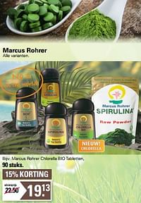 Marcus rohrer chlorella bio tabletten-Marcus Rohrer
