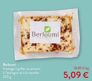 Promotions Berloumi fromage à griller au piment, à l`estragon et à la menthe - Berloumi - Valide de 17/05/2023 à 30/05/2023 chez OKay