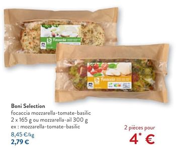 Promotions Boni selection mozzarella-tomate-basilic - Boni - Valide de 17/05/2023 à 30/05/2023 chez OKay