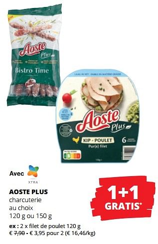 Promotions Aoste filet de poule - Aoste - Valide de 18/05/2023 à 31/05/2023 chez Spar (Colruytgroup)