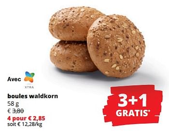 Promotions Boules waldkorn - Produit Maison - Spar Retail - Valide de 18/05/2023 à 31/05/2023 chez Spar (Colruytgroup)