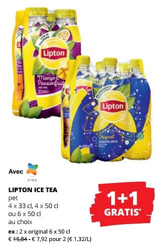 Promoties Lipton ice tea original - Lipton - Geldig van 18/05/2023 tot 31/05/2023 bij Spar (Colruytgroup)