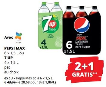 Promotions Pepsi max cola - Pepsi - Valide de 18/05/2023 à 31/05/2023 chez Spar (Colruytgroup)