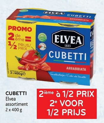 Promotions Cubetti elvea 2ième à 1-2 prix - Elvea - Valide de 31/05/2023 à 13/06/2023 chez Alvo