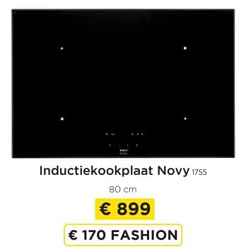Promoties Inductiekookplaat novy 1755 - Novy - Geldig van 18/05/2023 tot 29/05/2023 bij Molecule