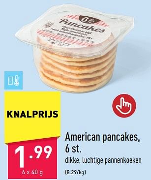 Promotions American pancakes - Produit maison - Aldi - Valide de 02/06/2023 à 09/06/2023 chez Aldi