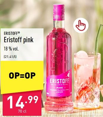 Promoties Eristoff pink - Eristoff - Geldig van 02/06/2023 tot 09/06/2023 bij Aldi