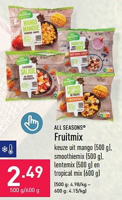 Promoties Fruitmix - All Seasons - Geldig van 29/05/2023 tot 09/06/2023 bij Aldi