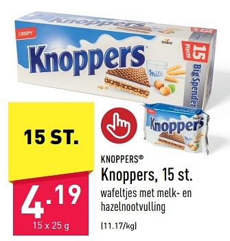 Promotions Knoppers - Knoppers - Valide de 02/06/2023 à 09/06/2023 chez Aldi