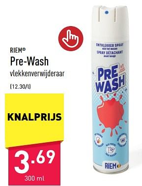 Promoties Pre-wash - Riem - Geldig van 02/06/2023 tot 09/06/2023 bij Aldi