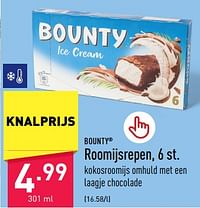 Roomijsrepen-Bounty