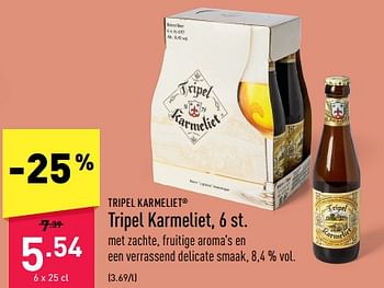 Promoties Tripel karmeliet - TRipel Karmeliet - Geldig van 29/05/2023 tot 09/06/2023 bij Aldi