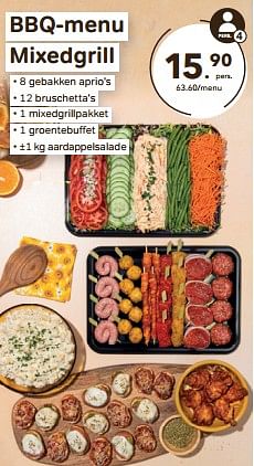 Promoties Bbq-menu mixedgrill - Huismerk - Bon'Ap - Geldig van 24/05/2023 tot 13/06/2023 bij Bon'Ap