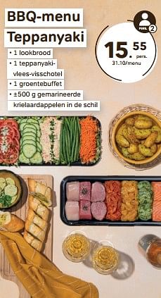 Promoties Bbq-menu teppanyaki - Huismerk - Bon'Ap - Geldig van 24/05/2023 tot 13/06/2023 bij Bon'Ap
