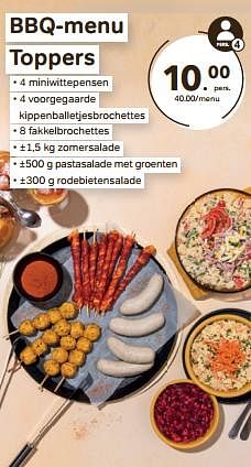 Promoties Bbq-menu toppers - Huismerk - Bon'Ap - Geldig van 24/05/2023 tot 13/06/2023 bij Bon'Ap