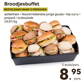 Promoties Broodjesbuffet - Huismerk - Bon'Ap - Geldig van 24/05/2023 tot 13/06/2023 bij Bon'Ap