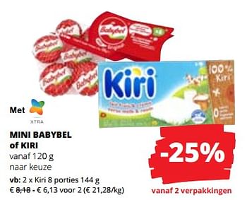 Promoties Kiri 8 porties - KIRI - Geldig van 01/06/2023 tot 14/06/2023 bij Spar (Colruytgroup)