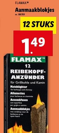 Aanmaakblokjes-Flamax