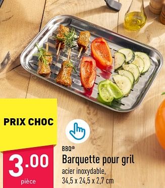 Promotions Barquette pour gril - BBQ - Valide de 31/05/2023 à 09/06/2023 chez Aldi