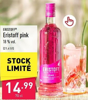 Promoties Eristoff pink - Eristoff - Geldig van 02/06/2023 tot 09/06/2023 bij Aldi