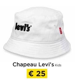 Promotions Chapeau levi`s kids - Levi's - Valide de 18/05/2023 à 29/05/2023 chez Molecule