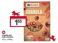 Granola met rode vruchten-Huismerk - Delhaize