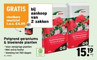 Promoties Potgrond geraniums + bloeiende planten - DCM - Geldig van 24/05/2023 tot 06/06/2023 bij Gamma